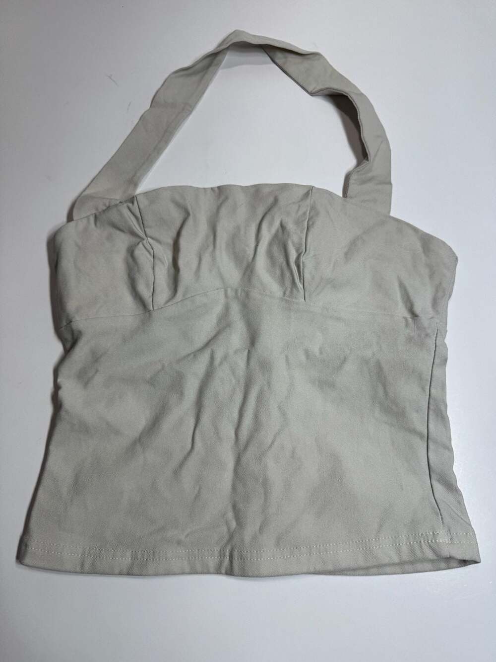 Edikted Tan Summer Halter Top Size S